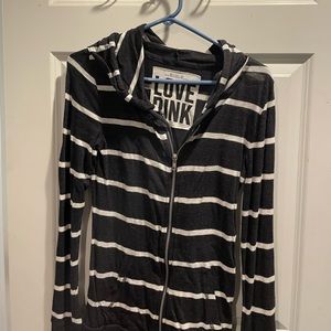 Love pink woman’s zip up hoodie